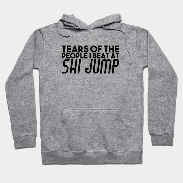 Ski jump sport. Perfect present for mother dad father friend him or her Hoodie by SerenityByAlex